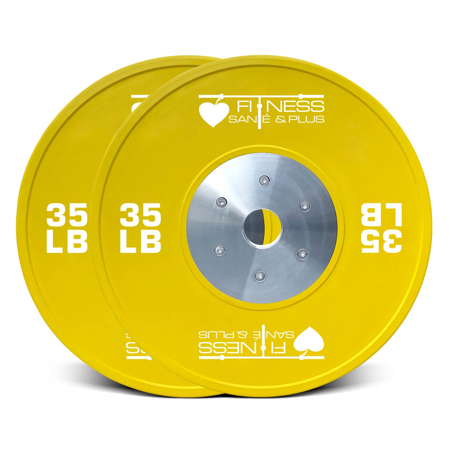 Bumper plates de compétition calibrées