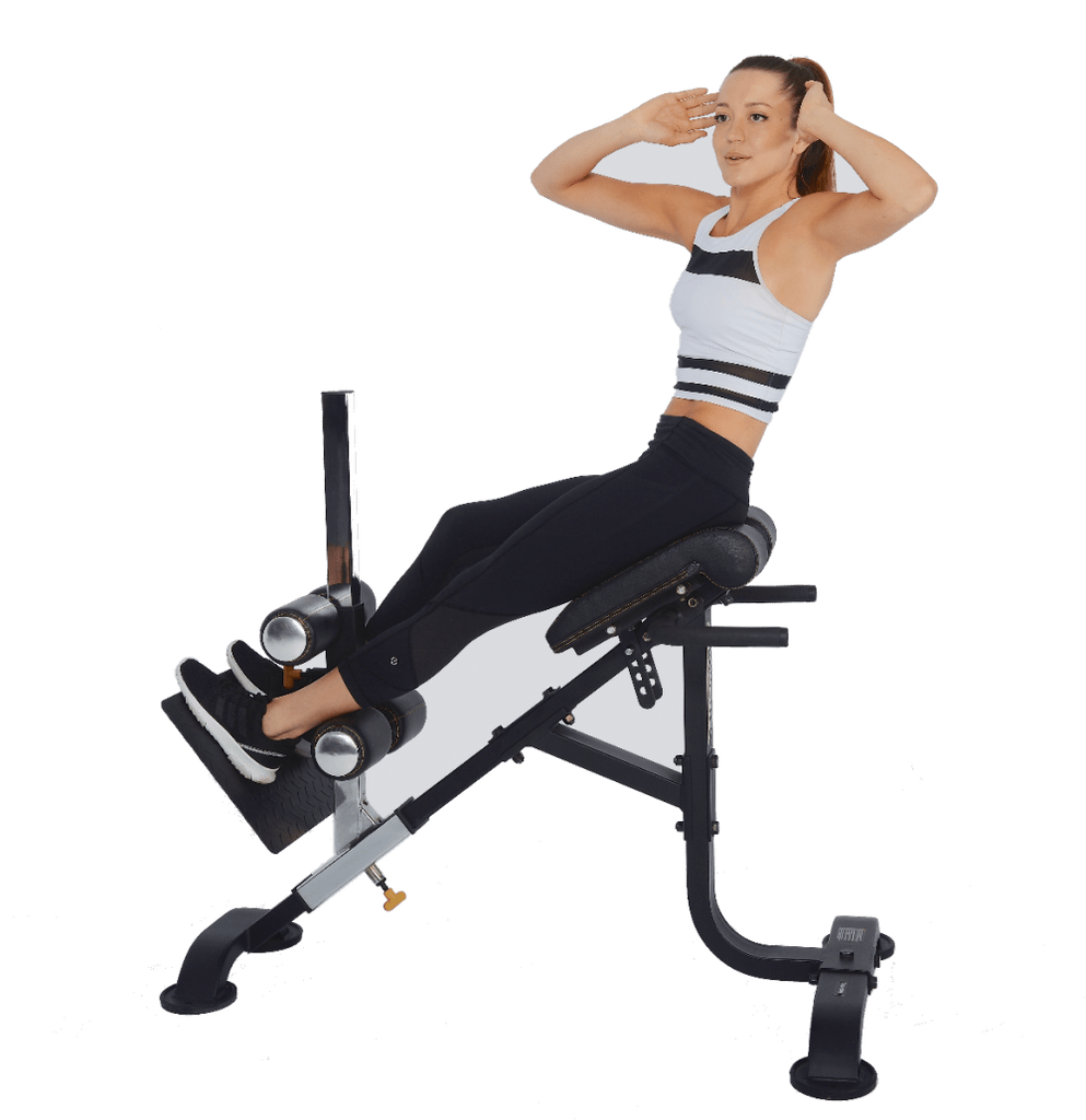 Dual Hyperextention crunch - Powertec