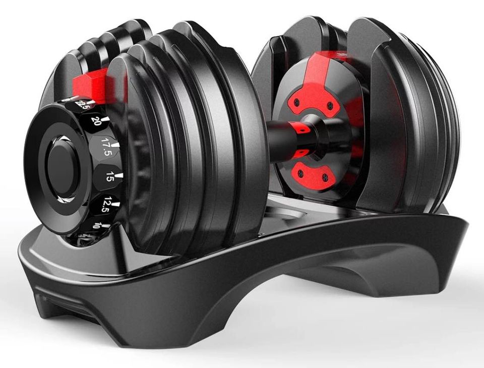Dumbbell ajustable (5 à 52,5 lb)