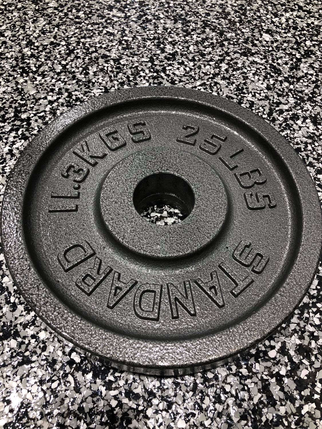 Kit olympique en fonte de 280 lb (barre et collets)