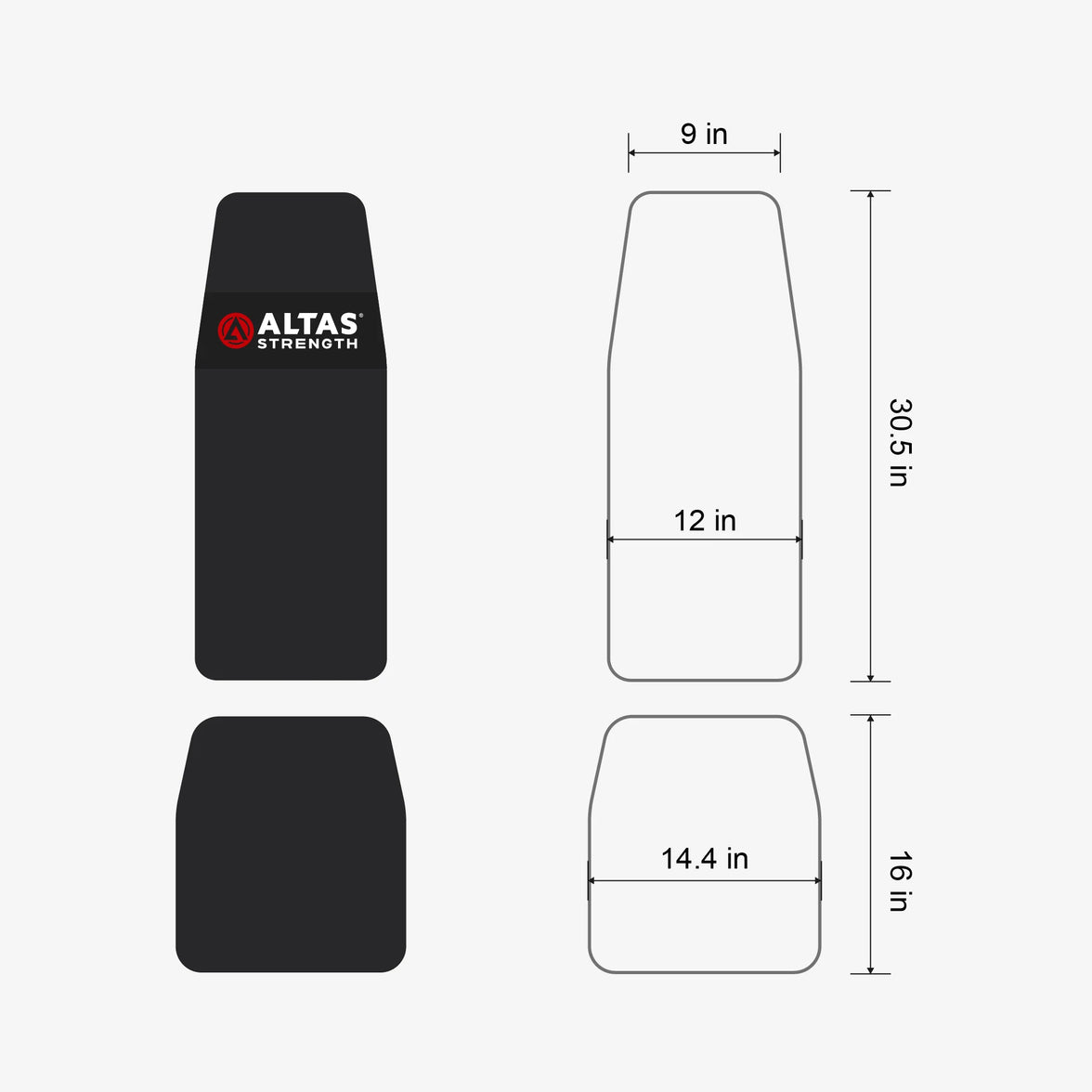Banc d'entrainement Altas AL-4015 ajustable