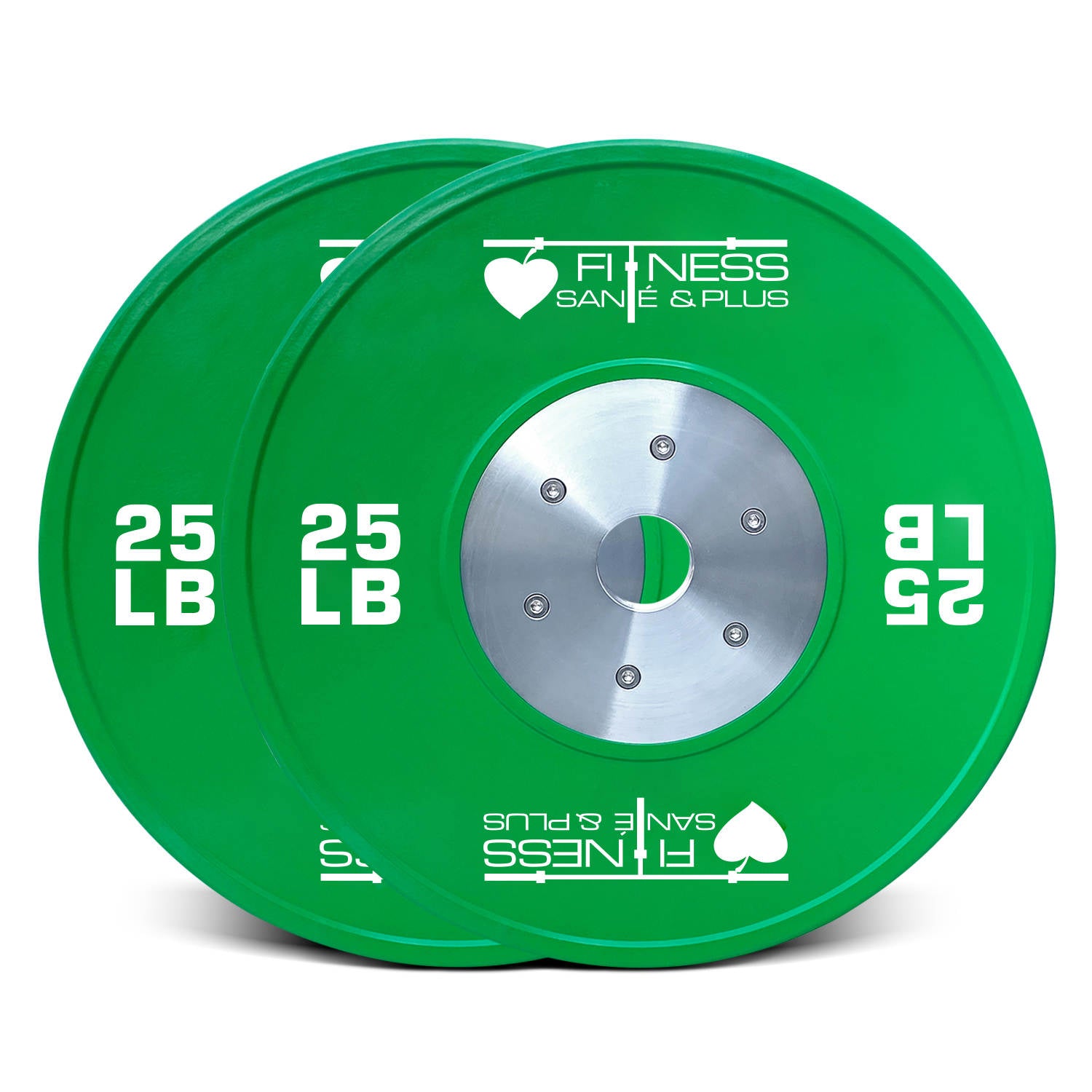 Bumper plates de compétition calibrées