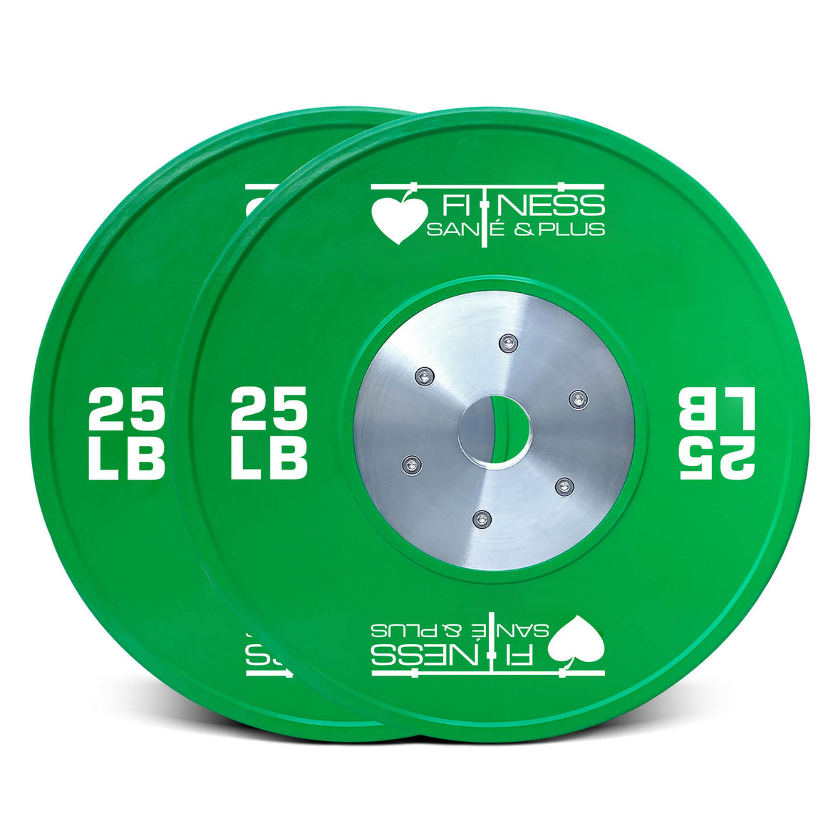 Bumper plates de compétition calibrées