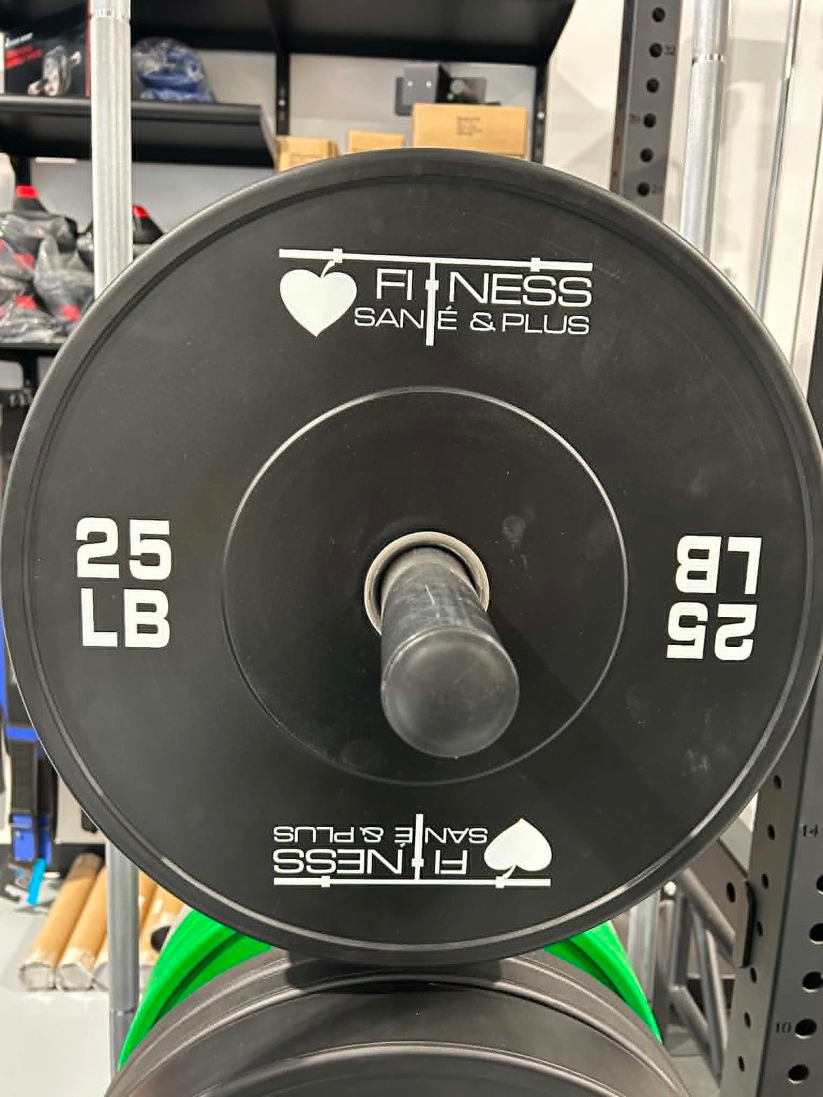 Ensemble de bumper plates olympique de 275lb ou 205lb avec barre (45 lb) et collets inclus