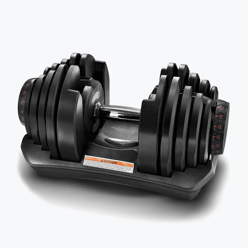 Dumbbell ajustable (10 à 90 lb)