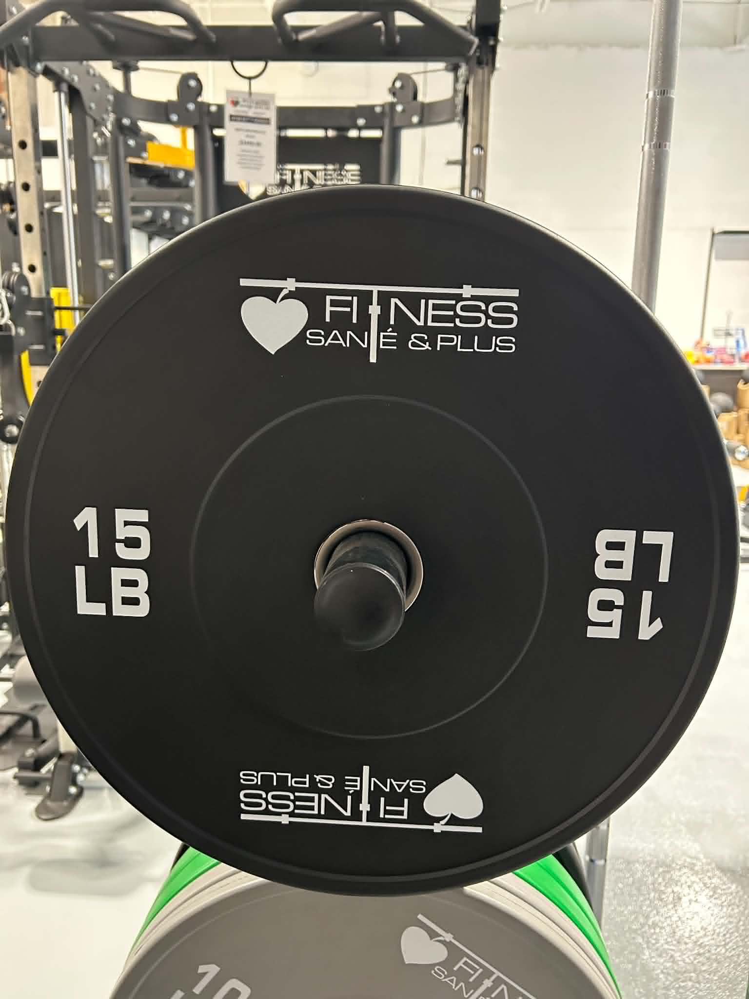 Ensemble de bumper plates olympique de 275lb ou 205lb avec barre (45 lb) et collets inclus