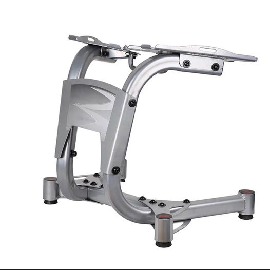 Rack a dumbell ajustable (style Bowflex)